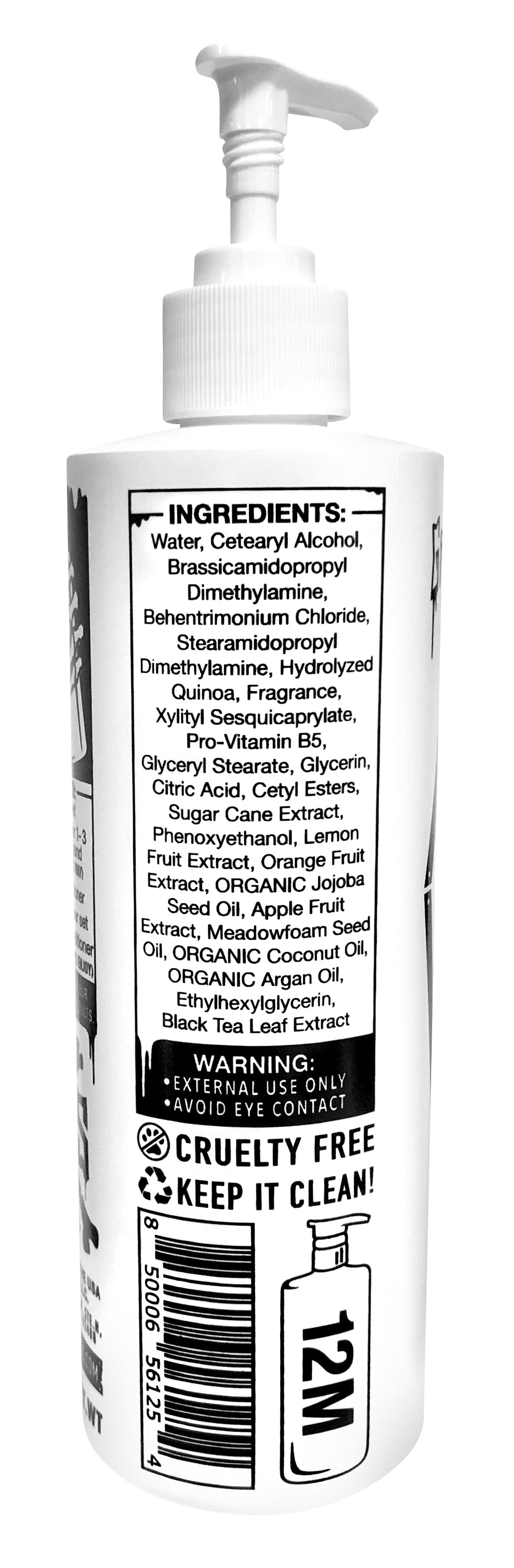 Grave Before Shave 16 oz beard conditioner ingredients and directions view