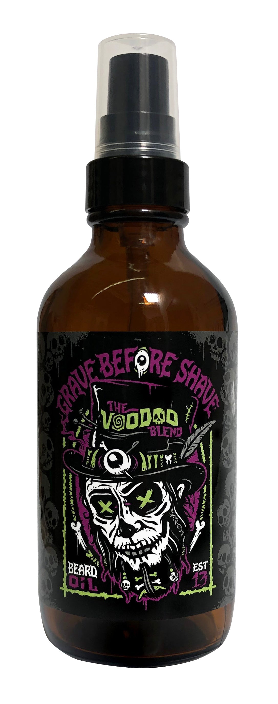 Grave Before Shave Beard Oil – 4 oz Pump – 4OZ OIL VOODOO 1 product view
