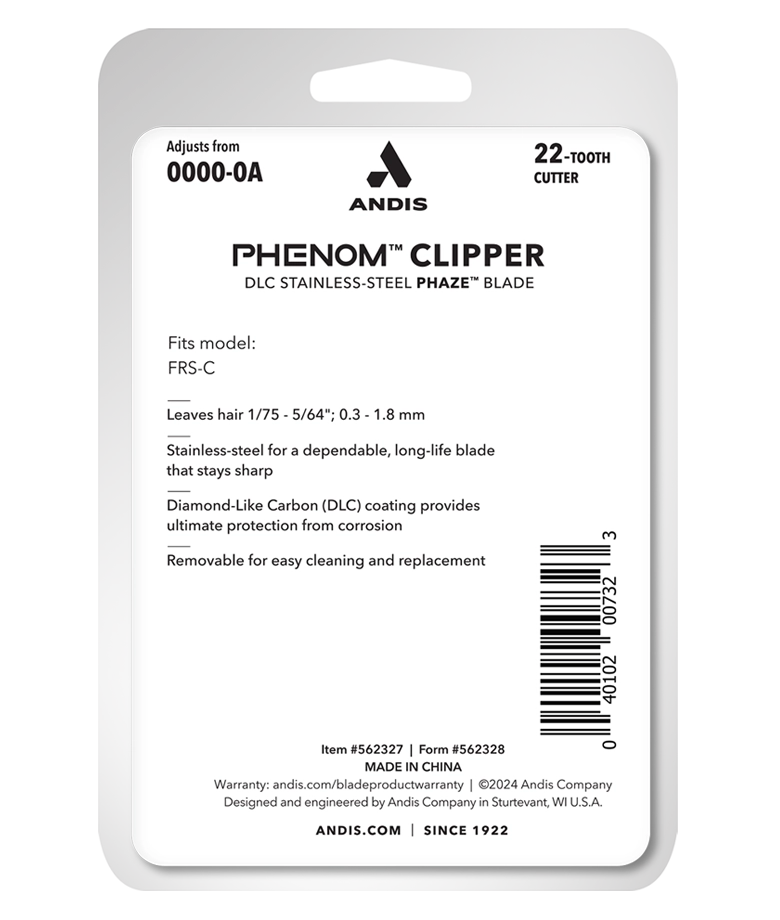ANDIS PHENOM CLIPPER PHAZE BLADE # 562327