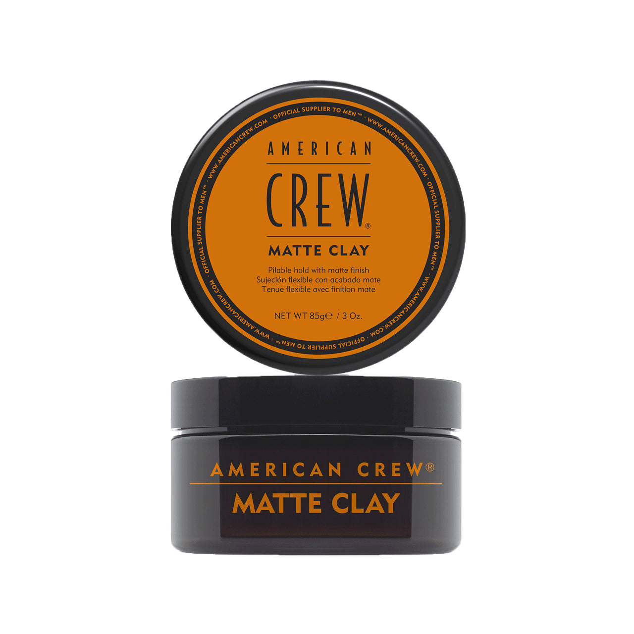 American Crew Matte Clay 3oz Medium Hold Matte Hair Styling Clay