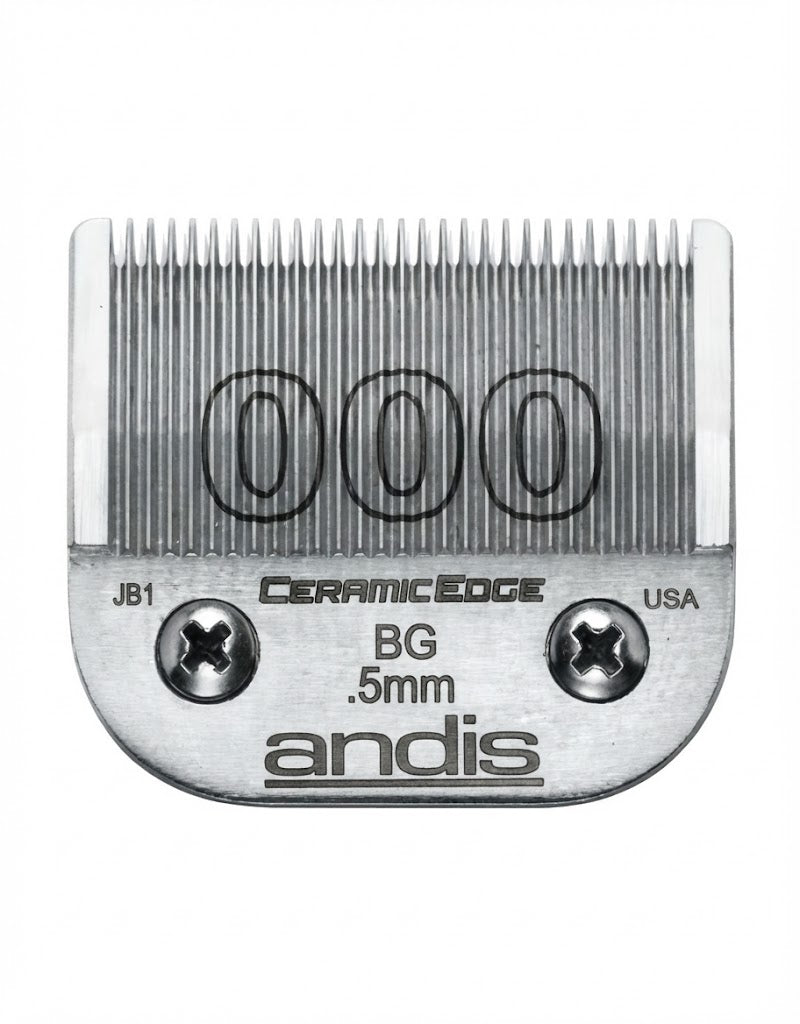 Andis CeramicEdge 000 Blade – Cooler-Running Detachable Ceramic Blade