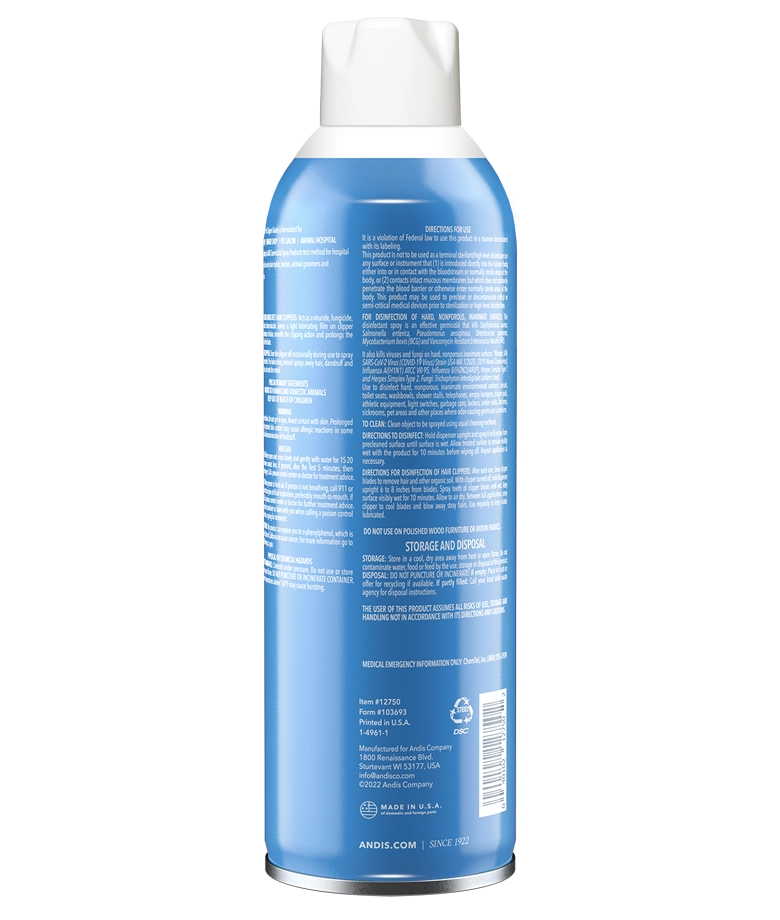 Andis Cool Care Plus 5-in-1 Blade Spray #12750 – 15.5 oz