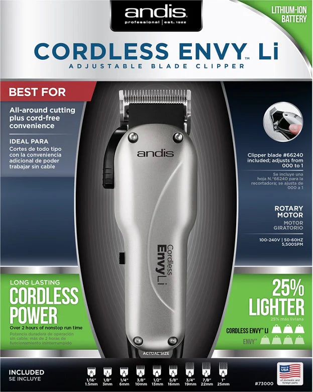 Andis Cordless Envy Li #73000