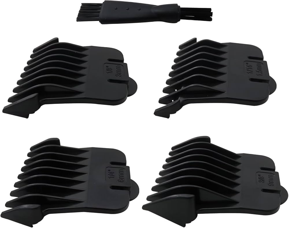 Andis D-3 D-7 Trimmer Attachment Comb Set 4 Piece Guards