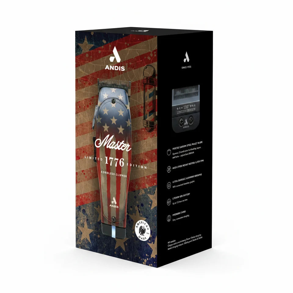 Andis Master 250th Limited 1776 Edition Cordless Clipper #564696