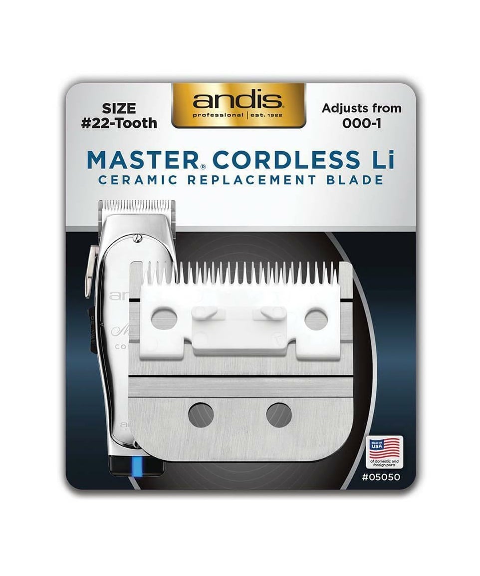 Andis Master Cordless Li ceramic replacement blade #05050