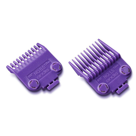 Andis Master Dual Magnet Small Comb Set 2PK #01420 Magnetic Clipper Guards