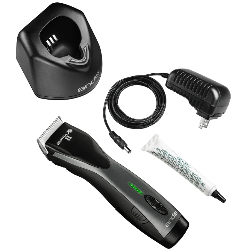 Andis Supra ZR II Cordless Detachable Blade Clipper with Removable Battery