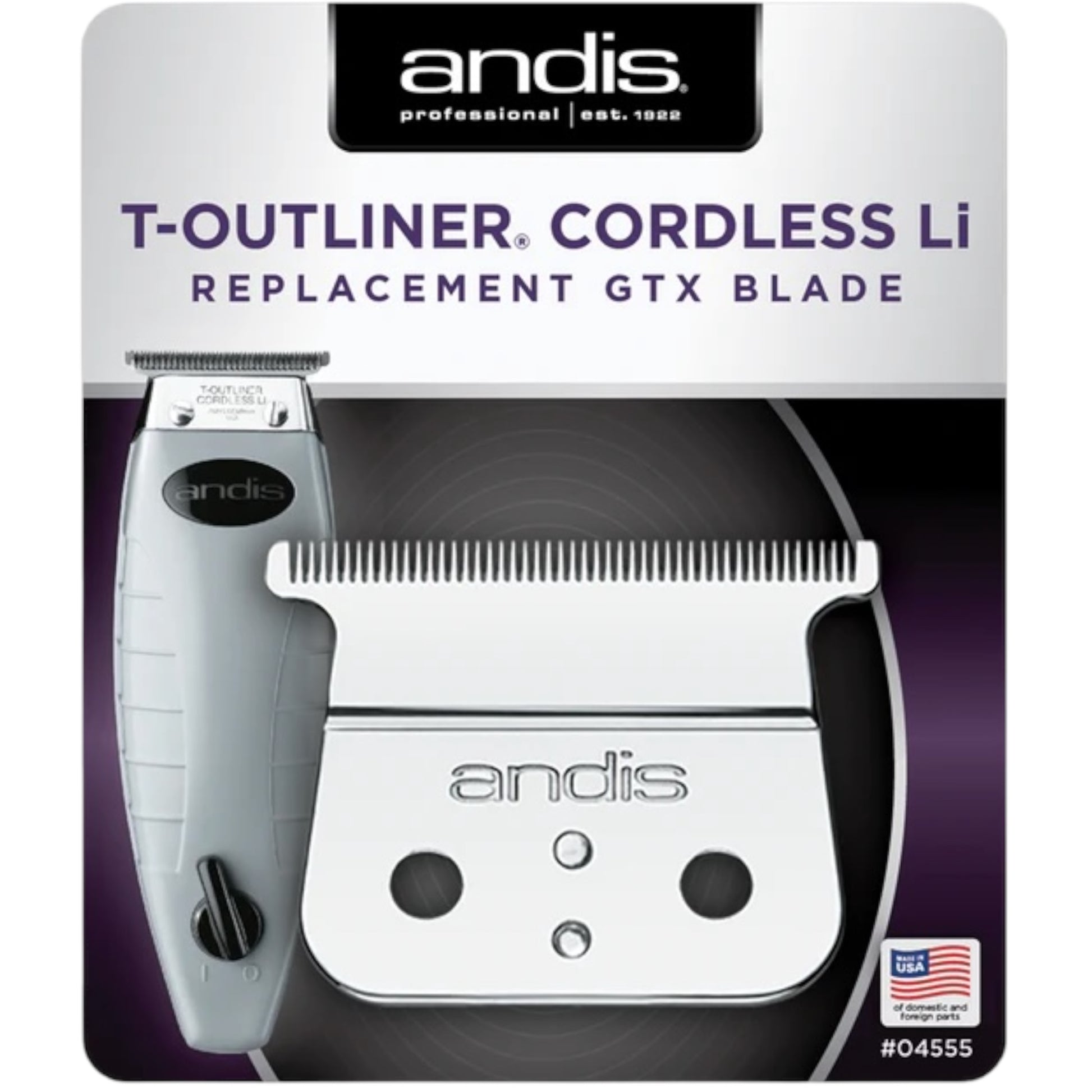 ANDIS T-OUTLINER LI REPLACEMENT GTX BLADE #04555