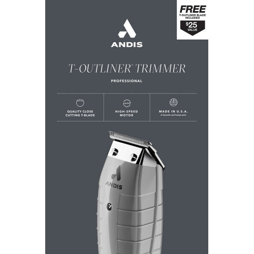 Andis T-Outliner Professional Corded T-Blade Trimmer #563719