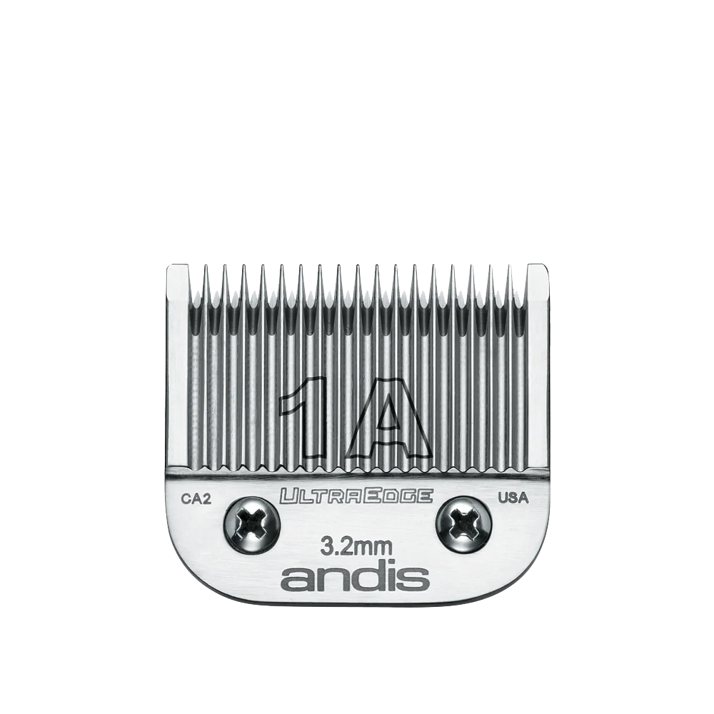 Andis UltraEdge Detachable Blade Size 1A 64205 carbon steel chrome barber blade
