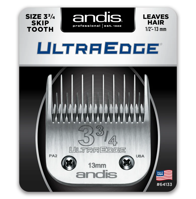 Andis UltraEdge size 3-3/4 skip tooth detachable blade 1/2 inch