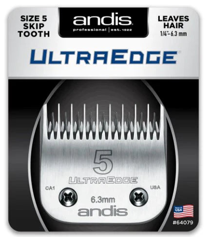 Andis UltraEdge size 5 skip tooth detachable clipper blade