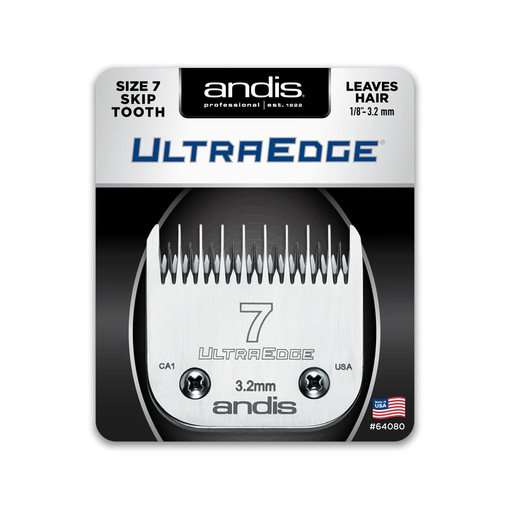 Andis UltraEdge size 7 skip tooth detachable clipper blade