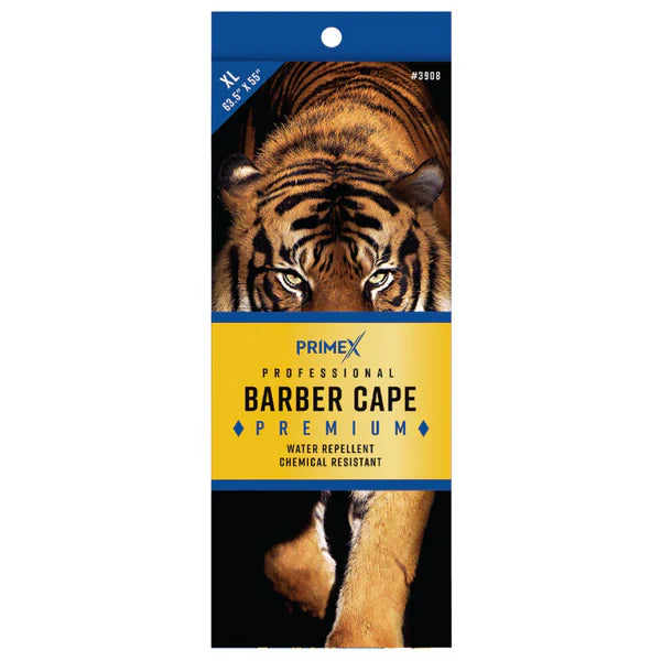 Annie PrimeX Premium Barber Cape Tiger – luxury XL barber cape