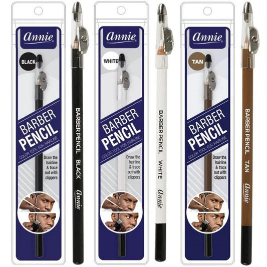 Annie barber pencils black tan white for hairline outlining
