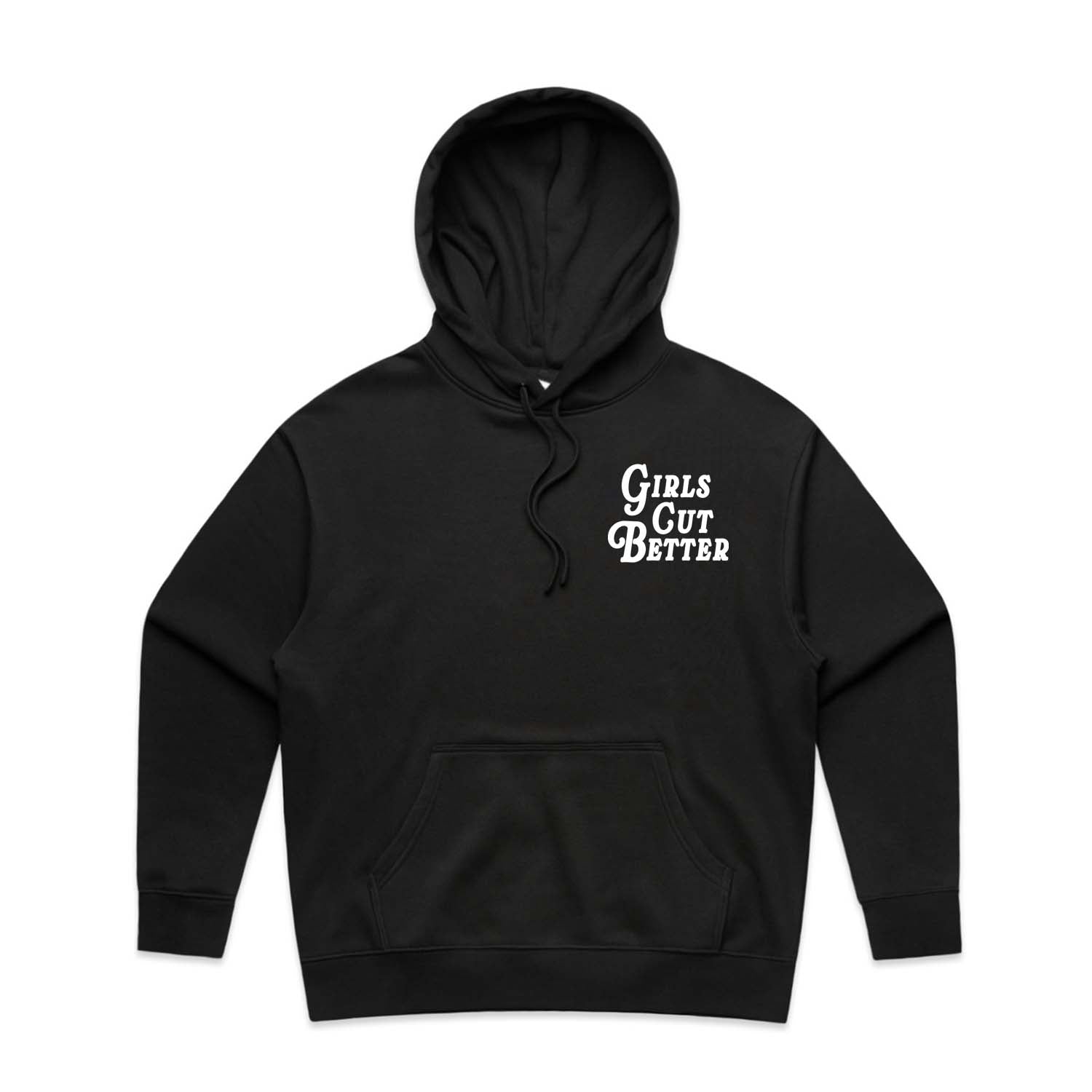 Anti Broke Barbers Club Girls Cut Better Black Sweatshirt