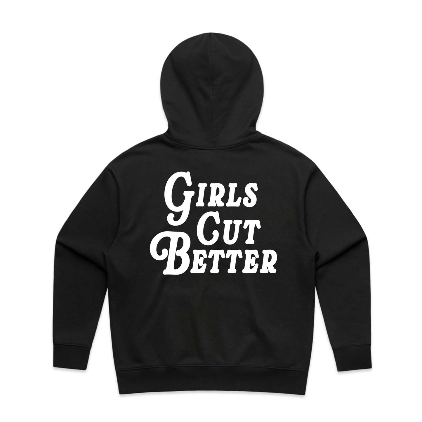 Anti Broke Barbers Club Girls Cut Better Black Sweatshirt