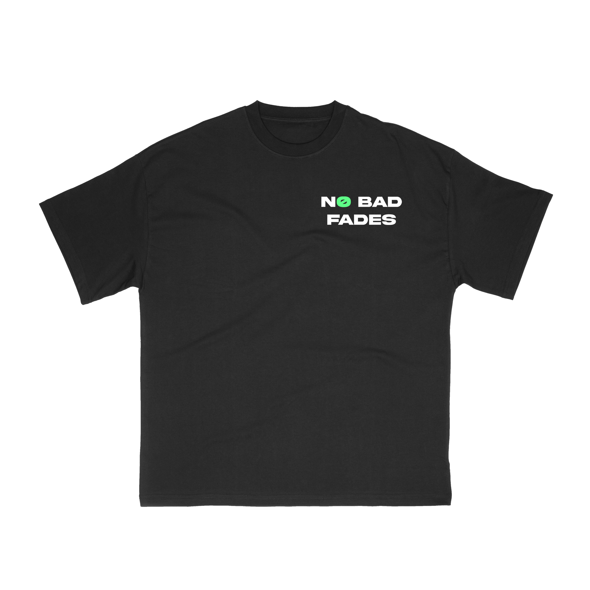 Anti Broke Barbers Club x theCut No Bad Fades Tee Black Green