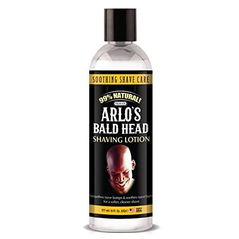 Arlo’s Bald Head Shaving Lotion 6 oz bottle