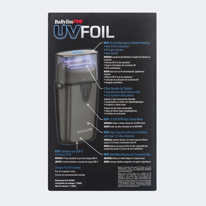 BABYLISSPRO UVFOIL DOUBLE FOIL SHAVER # FXLFS2