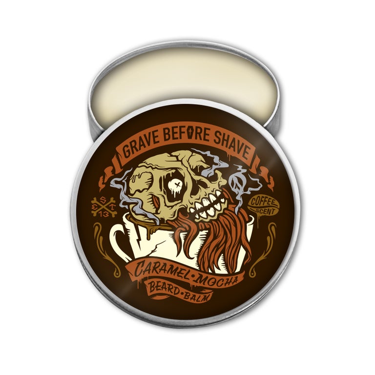 Grave Before Shave Beard Balm – 2 oz – BEARD BALM COFFEE TIN product view