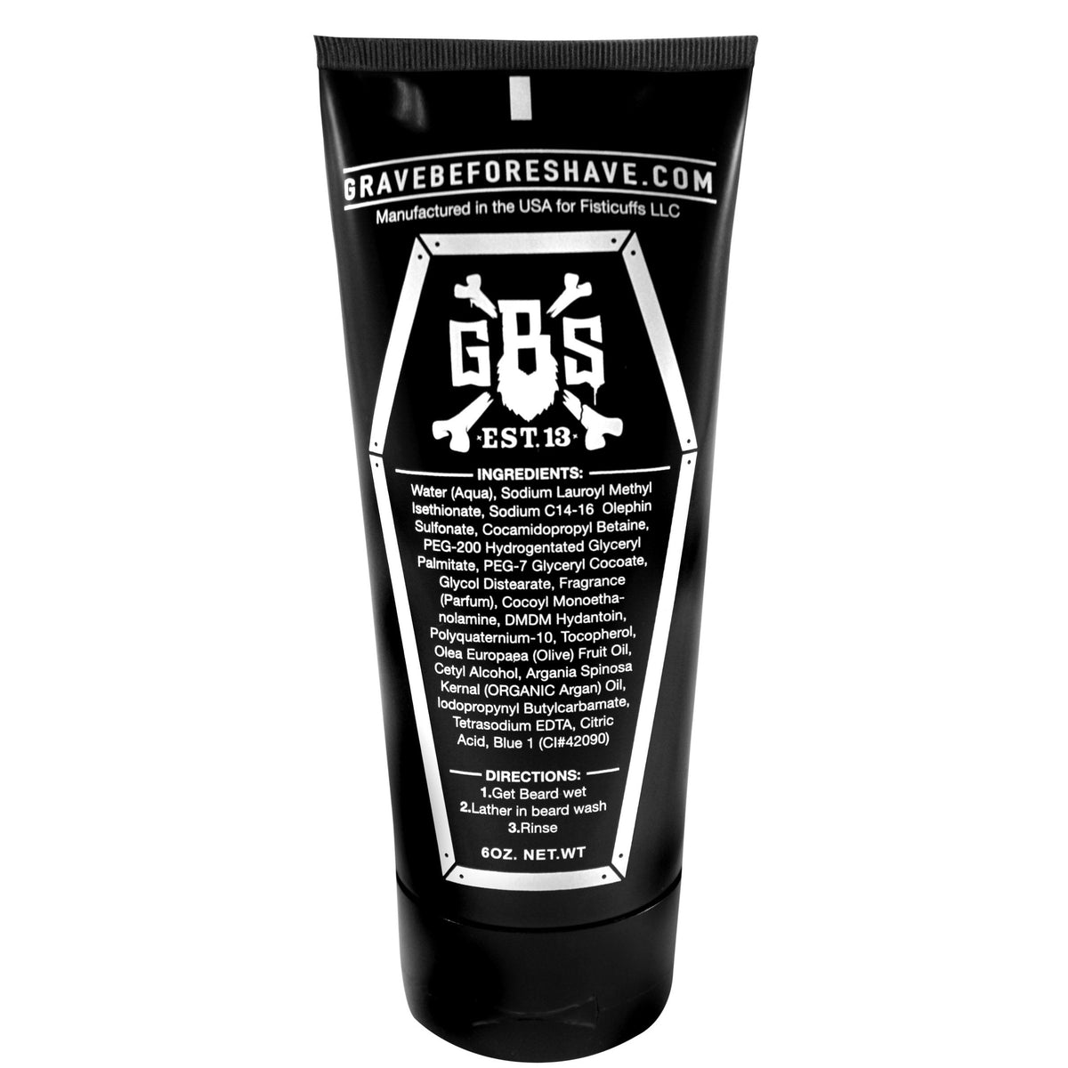Grave Before Shave Beard Wash – 6 oz – BEARD WASH back e4cde4d3 08d1 4cf5 8f0f 2af06b4ed192 product view