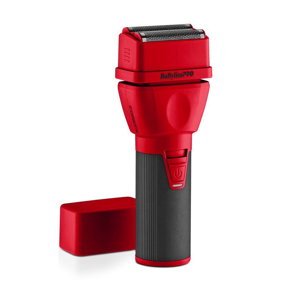 BaBylissPRO CoreFX Double Foil Shaver Red #FX75FS2RD – Waterproof