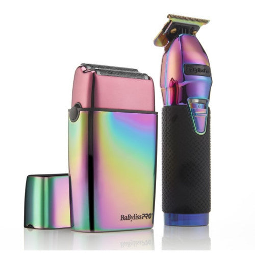 BaBylissPRO LimitedFX iridescent trimmer and foil shaver combo