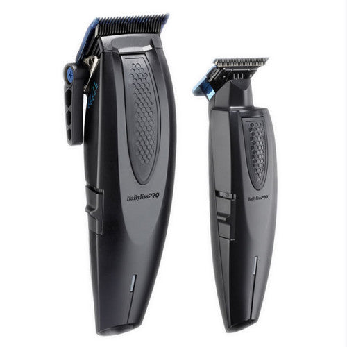BaBylissPRO LithiumFX+ Matte Black Clipper and Trimmer Combo Set