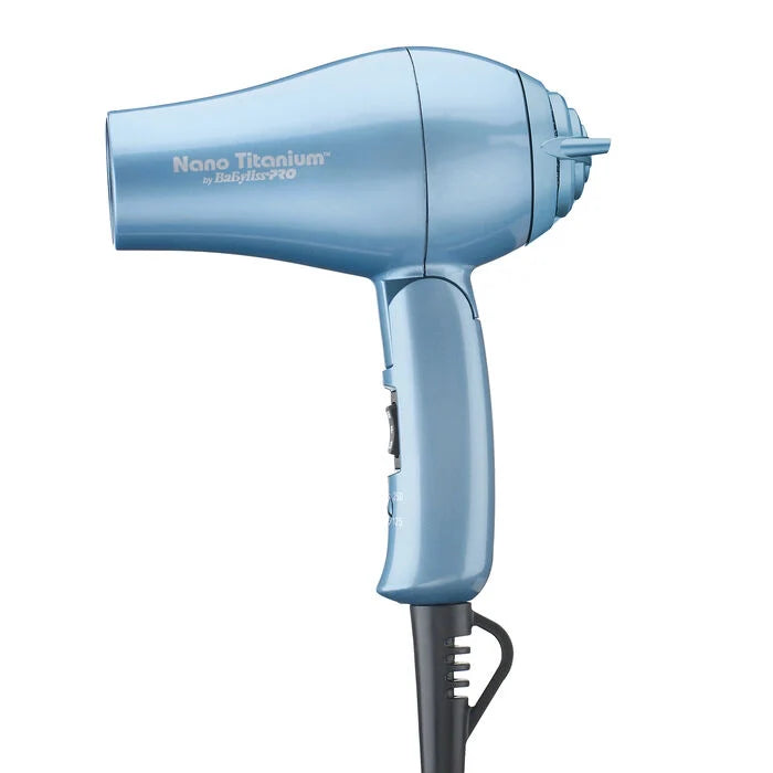 BaBylissPRO Nano Titanium Travel Dryer BNT053TUC Dual Voltage Hair Dryer