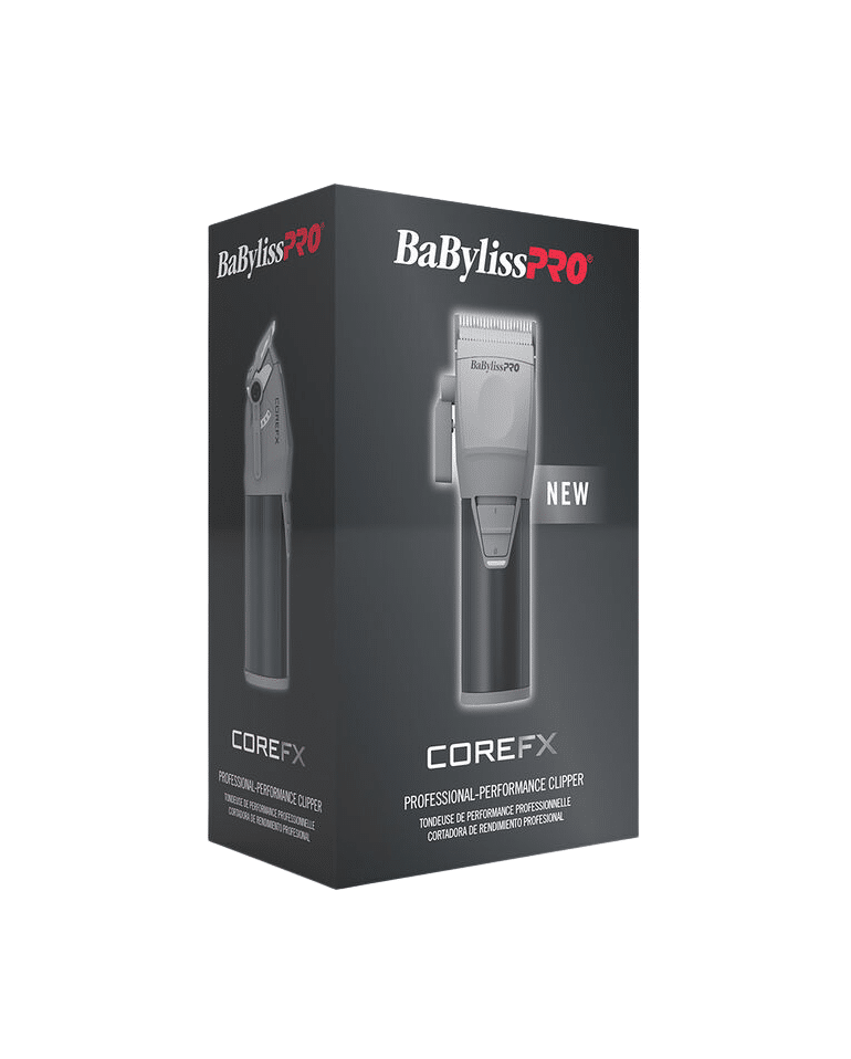 BaBylissPRO CoreFX Clipper #FX86 – 6,800 RPM Motor, Stainless Steel Taper Blade, 2-Hr Runtime, USB-C Charging
