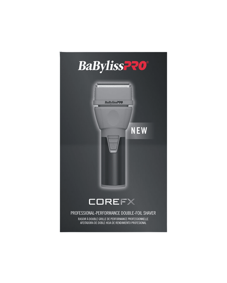 BaBylissPRO CoreFX Shaver #FX75FS2 – Double Titanium Foil, 9,000 RPM Motor, Waterproof, USB-C Charging