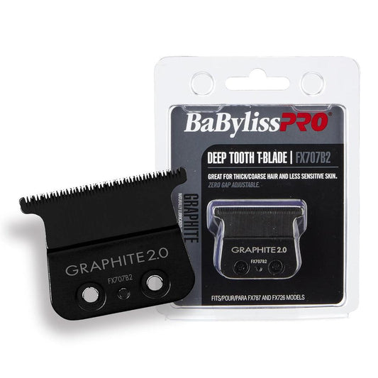 BABYLISS PRO GRAPHITE 2.0 MM DEEP TOOTH REPLACEMENT T-BLADE FITS ALL FX787 MODELS # FX707B2