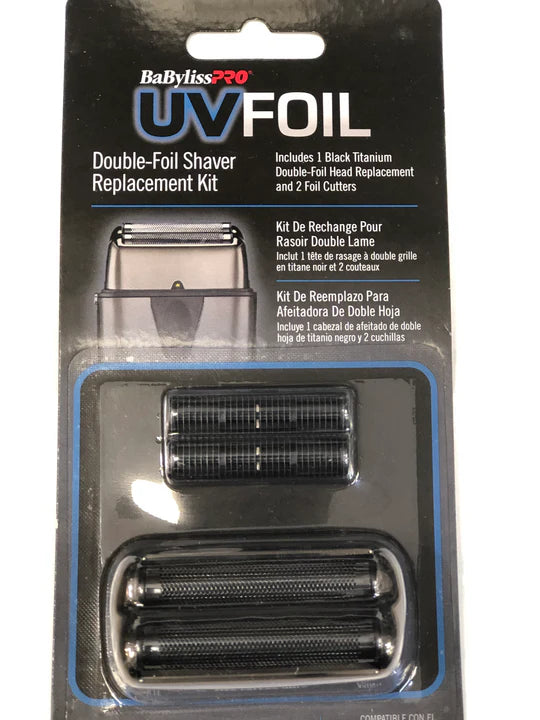 BaBylissPRO FXLRF2 UV Double Shaver Black Titanium Replacement Foil