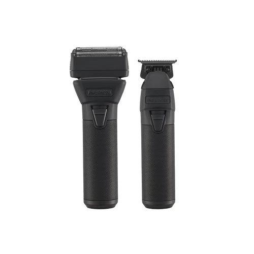 BaBylissPRO FXONE BlackFX Trimmer & Double Foil Shaver Prepack