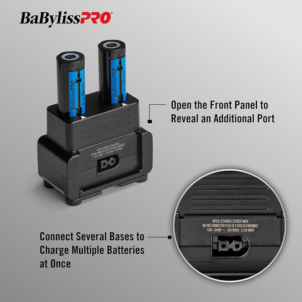 BaBylissPRO FXONE Dual Battery Charging Base – Pro Power Hub
