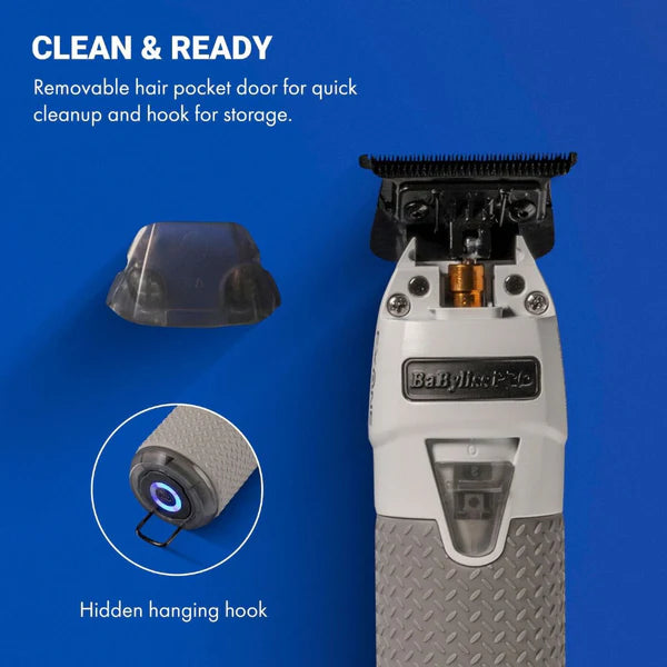 BaBylissPRO FXONE FrostByte All-Metal Trimmer FX799TW Graphite T-Blade