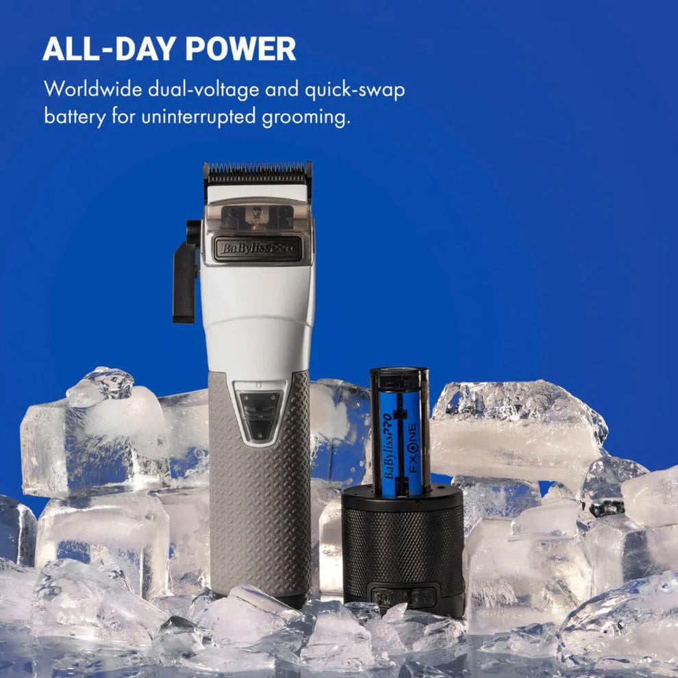 BaBylissPRO FXONE FrostByte Limited Edition All-Metal Cordless Clipper