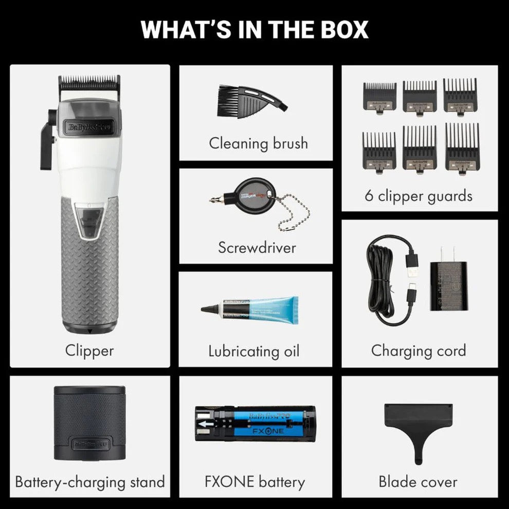 BaBylissPRO FXONE FrostByte Limited Edition All-Metal Cordless Clipper