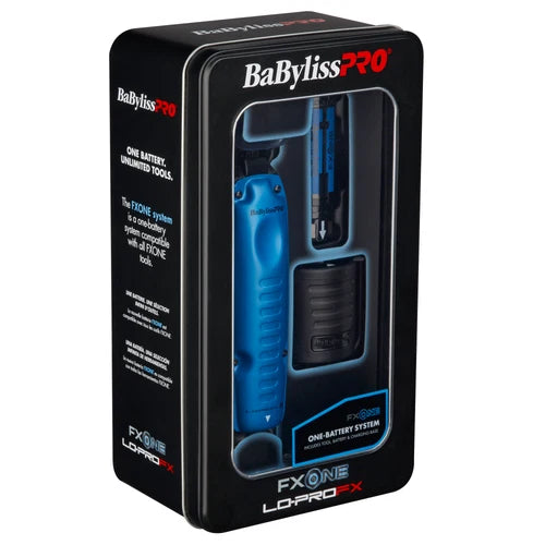 BaBylissPRO FXONE Lo-ProFX Blue Trimmer #FX729BL – Battery & Charger Kit