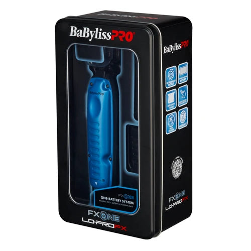 BaBylissPRO FXONE Lo-ProFX Blue Trimmer #FX729BL – Battery & Charger Kit
