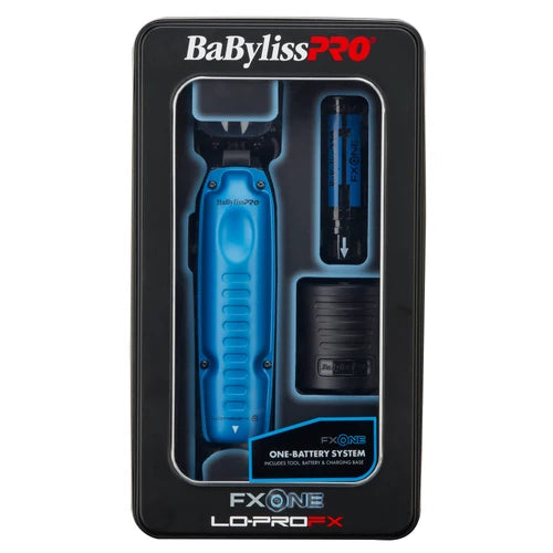 BaBylissPRO FXONE Lo-ProFX Blue Trimmer #FX729BL – Battery & Charger Kit