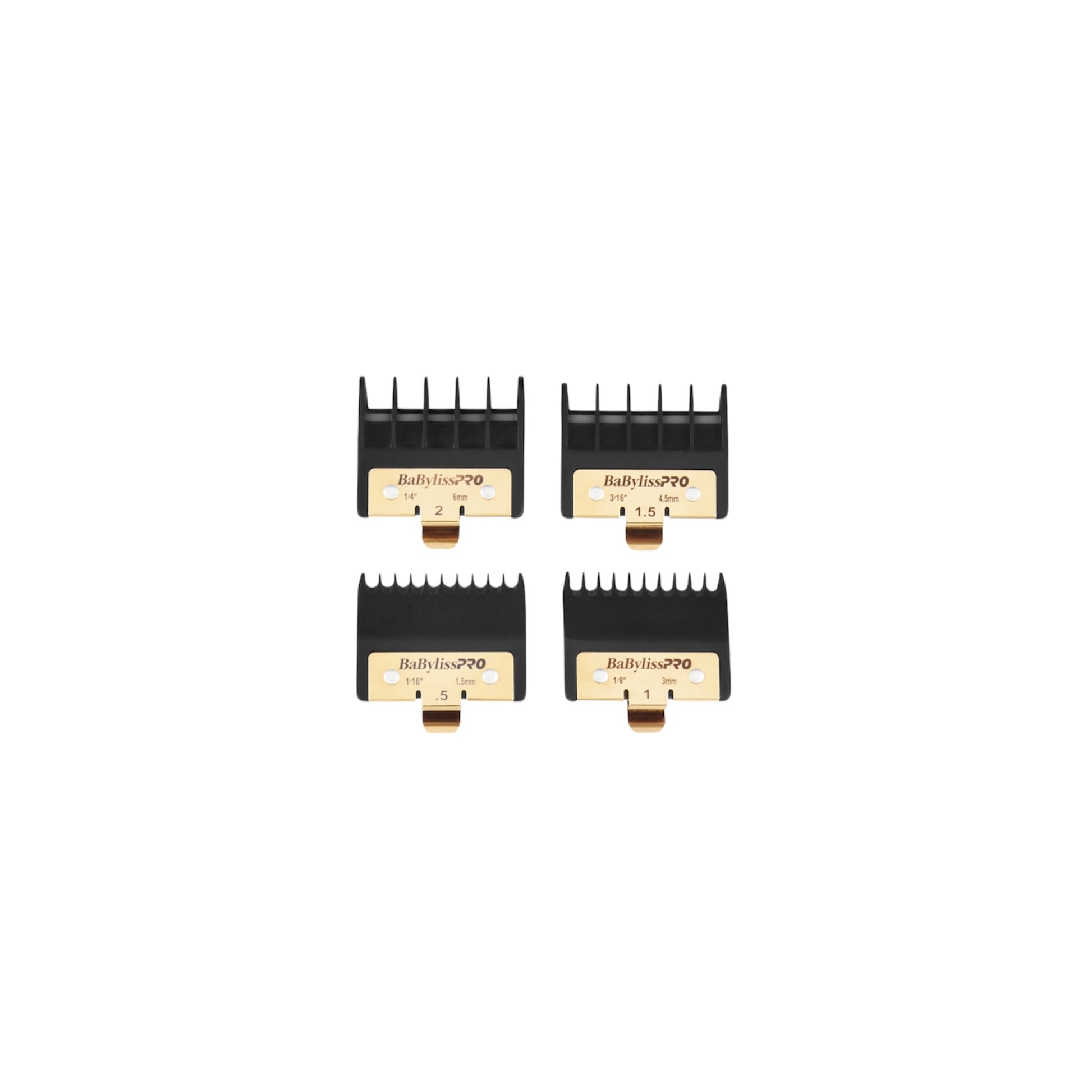 BaBylissPRO FXPTG premium trimmer guard attachments 4-piece set