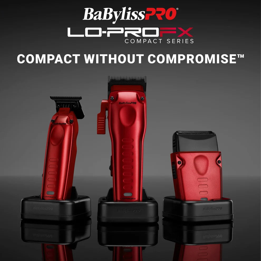 BaBylissPRO LO-PROFX Compact Clipper Red #FX82RD – 6,800 RPM