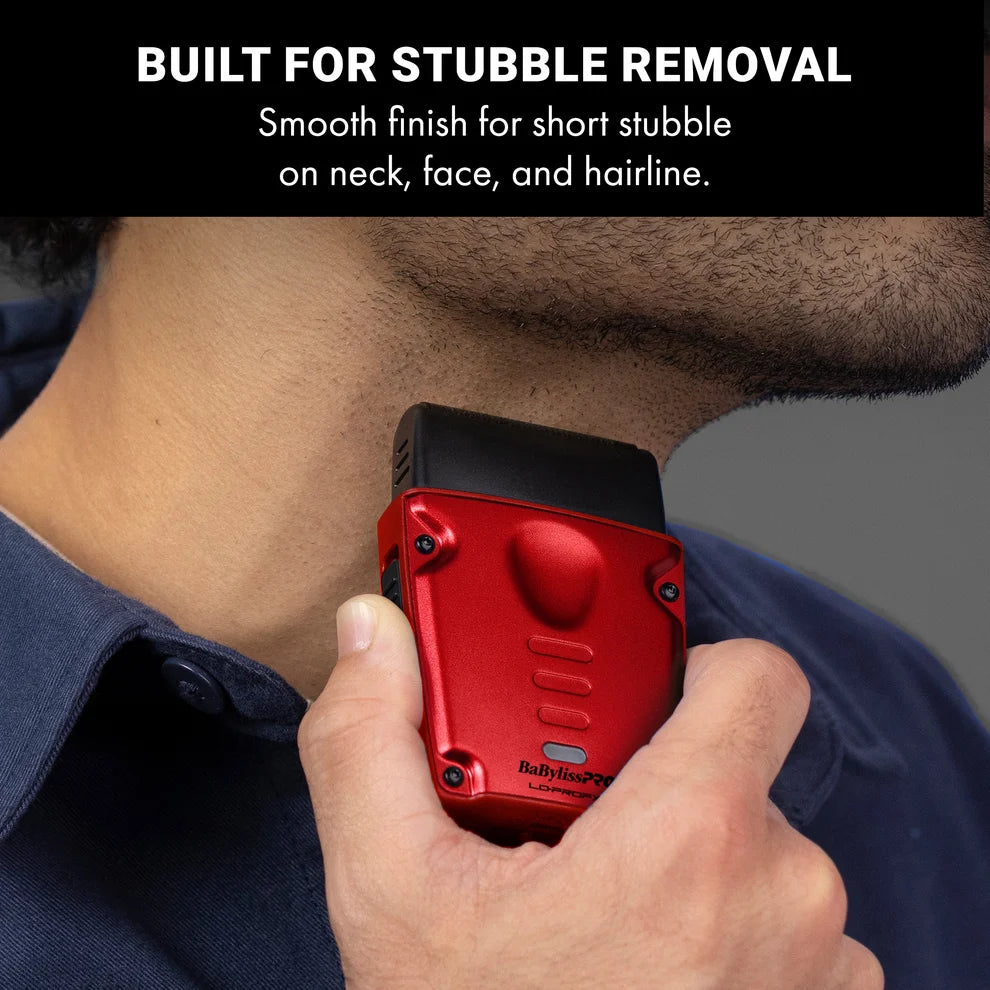 BaBylissPRO LO-PROFX Compact Single Foil Shaver Red #FXLPFS1RD