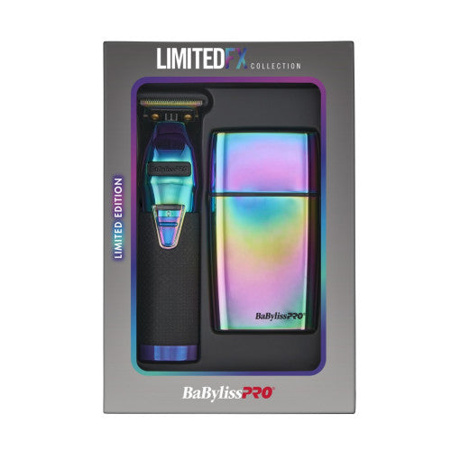 BaBylissPRO LimitedFX iridescent trimmer and foil shaver combo