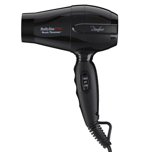BaBylissPRO Nano Titanium Bambino compact hair dryer