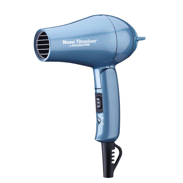 BaBylissPRO Nano Titanium Travel Dryer BNT053TUC Dual Voltage Hair Dryer