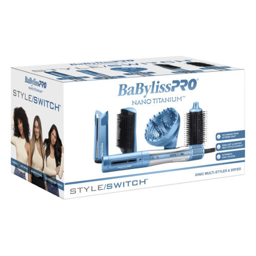 BaBylissPRO StyleSwitch BNTSS-5PK – 5-in-1 Ionic Multi-Styler & Hair Dryer